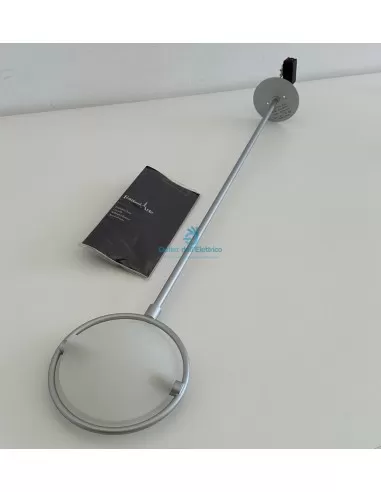 Applique murale Fontana arte 3023/1g nobi 78 cm 150 W R7S grise avec lampe