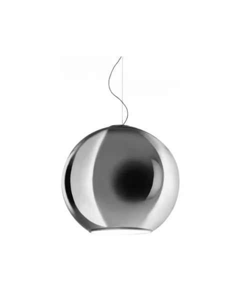 Fontana arte 3644/0cr light globe diam 20x19 chrome 1x40w e14 par 16