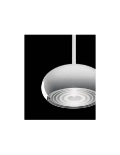 Suspension De majo boa//s peinte en blanc brillant 1x60w g9 (ceeusa) l 45m diam diff 18cm 2