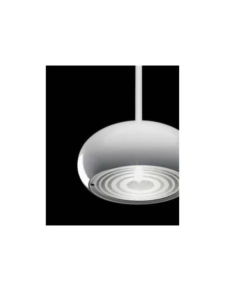 De majo boa//s suspension painted brilliant white 1x60w g9 (ceeusa) l 45m diam diff 18cm