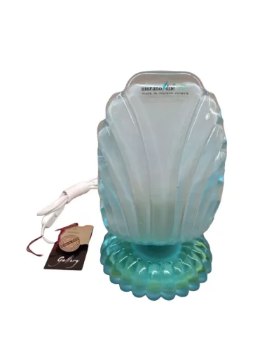 Lampe de chevet Leucos 648 co gr en cristal incurvé vert fracco 1x100w e27