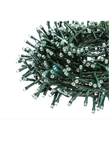 Giocoplast 14308715 Mini-Glühwürmchen LED 96 Lichter weiß 24 V mit Motor 8 Lichtspiele