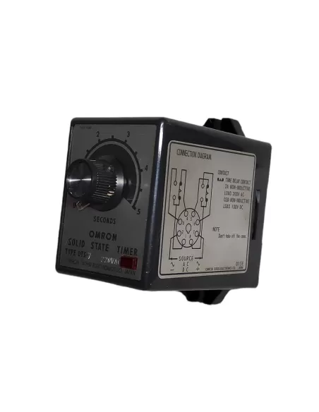 Minuterie statique Omron DTS-7AC245S 24 V CA 5 s 50/60 Hz