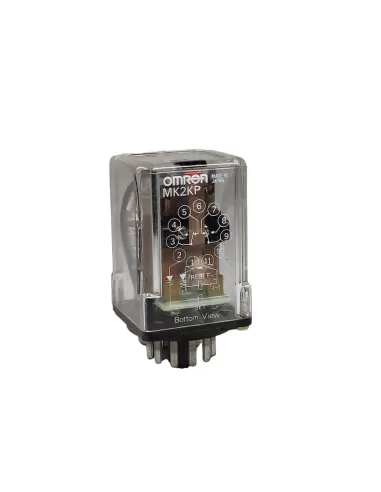Omron mk2kp12dc-114758 relé de enclavamiento magnético 2 spdt 5a 12vdc, term inn