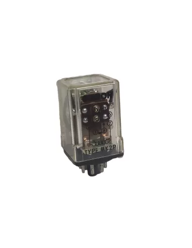 Relais Omron MK2PS24AC-154694, 2 SPDT, 10 A, 24 V CA, bouton de test octal