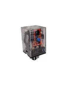 Relais Omron MK3P5S110DC-1459 triphasé, 10 A, 110 V CC, sans étiquette et avec bouton de test