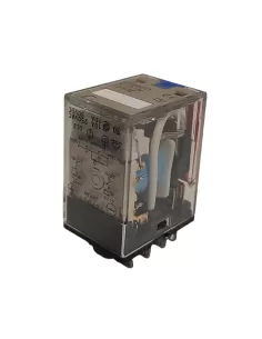 Relais Omron MY2IN12DCS-11410 - 2 vitesses, 10 A / 12 V CC, bornes, LED PulsePro