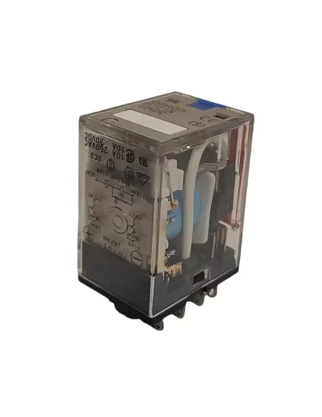 Omron my2in12dcs-11410 relay-2spdt,10a//12dc,terminn,ledpulspro