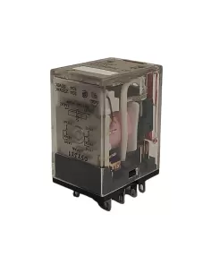 Relais Omron MY2N220240ACS-11 bidirectionnel, 10 A/250 V CA, bornes, LED