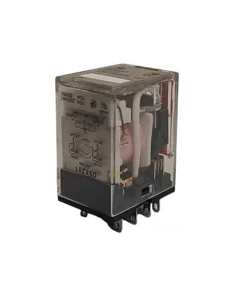 Relais Omron MY2N220240ACS-11 bidirectionnel, 10 A/250 V CA, bornes, LED