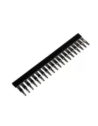 Douille Omron p2rvm200b-225350-accesstinexg2rv-sl, 20 pôles, noire