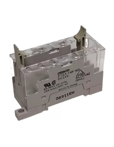 Omron p7sa14fnddc24-11 prise DIN, bornes à vis pour LED, 6 contacts g7sa