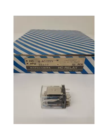 Matsushita hc4-ac220v-m hc-relé relé 220vac 3a 4 contactos