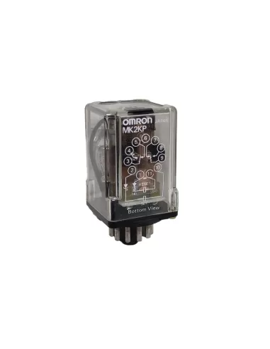 Omron mk2kp24dc-114759 magnetic latching relay 2 spdt 5a 24vdc, term inn