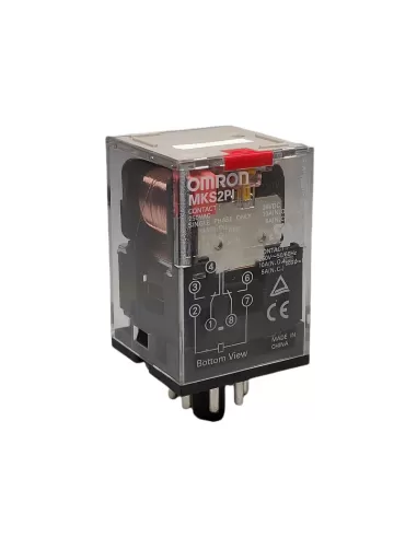 Omron mks2piac230-2393 rele-2spdt10a//230ac oktal- mks2piac230byomz