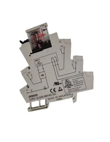 Omron g2rvsl500-225272 rele' 48vac//dc din