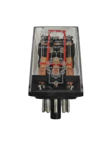 Zippo 2782-24vac undecal Relais 10a 24vac 3 cont s/puls