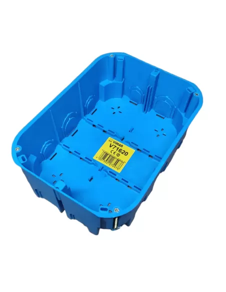 Boîtier d'encastrement multifonction Vimar V71620 pour 12 à 14 modules pour murs légers
