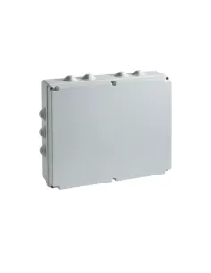 Bocchiotti B04838 IP55 wall-mounted junction box with metal screws and cable glands 460x380x120