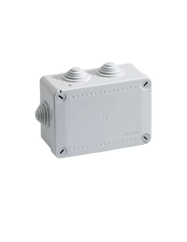 Boîte murale étanche Bocchiotti B05505 IP55 120 x 80 x 50 mm avec presse-étoupes