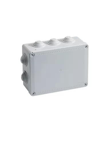Bocchiotti B05507 IP55 watertight wall box 190x140x70 with cable glands