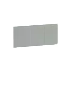 Couvercle de module 6 modules Bocchiotti b05180 pour tableaux électriques Pablo, gris, accessoires