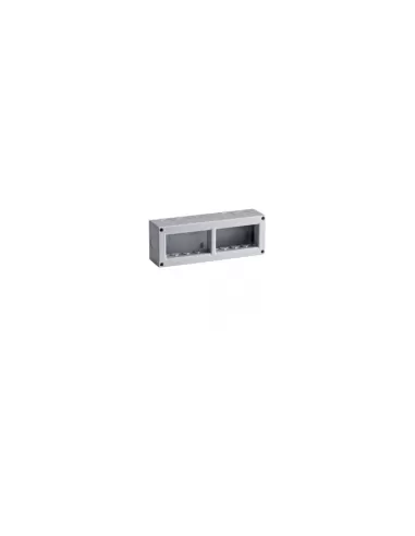 Caja ip40 08 o gri 8(4x2) mod horiz