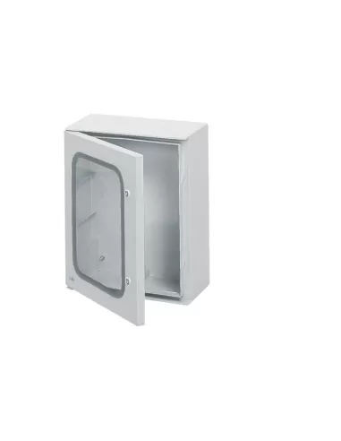 Hager fl266b quadro orion plus puerta transparente de poliéster 650x400x200
