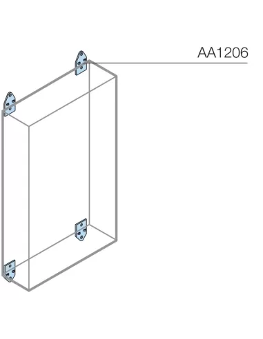 Abb aa1206 n 4 wall fixing brackets