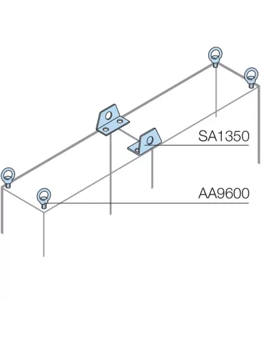 N 2 boulons à œil M12 pour AM