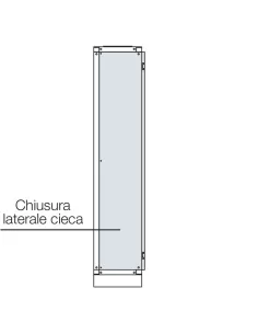 Abb mc0800 n 2 lat x strut closures par 800x165mm