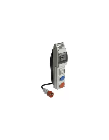 Bticino three-phase construction site panel with 3 sockets 1x230v 1x380v 1 schuko ip44 cqd416//43