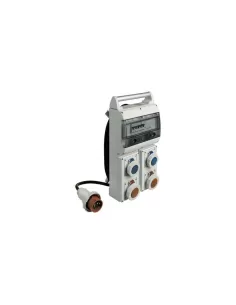 Bticino three-phase construction site panel with 4 sockets 2x230v 2x380v din ip55 cqd416//54
