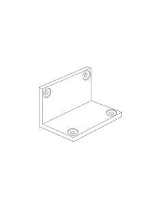 Bticino mas hdx l-shaped plate side by side 91874l