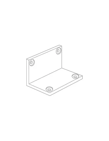 Bticino mas hdx l-shaped plate side by side 91874l