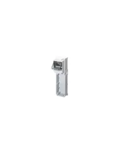 Gewiss modular base with window panel din guide 1 - 1 interlocked socket 16//32a gw66781