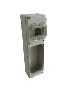 Panneau Palazzoli avec rail DIN 4 modules + 1 siège pour système d'emboîtement 579101