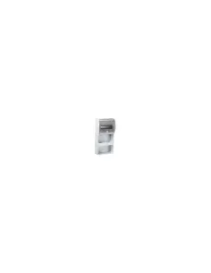 Palazzoli-Panel 2 vertikale ineinandergreifende Steckdosen DIN-Führung 9 Module IP55 579620