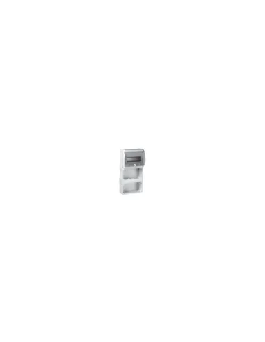 Palazzoli quadro 2 prese interbloccate verticali   guida din 9 moduli ip55 579620
