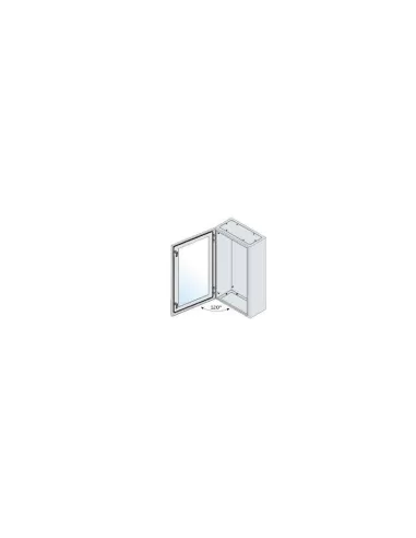Abb srn10630vk transparent door casing 1000x600x300mm