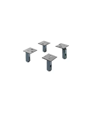 Rittal 2859000 taille 4 pieds en acier inoxydable 85-115 mm