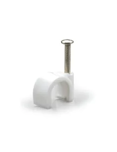Scame 830 30//8 white cable clip d 8