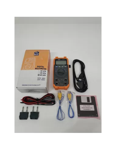 Ht strumenti ht579 multimetro digitale trms   sw hr000579