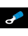 Cembre bf-m3 blue eyelet cable lugs with 3mm screw hole in PVC