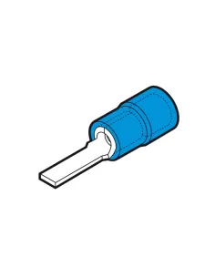 Cembre bf-pp12//25 cosses de câble à embout plat bleu p 13,3x2,5 mm