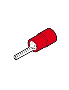 Cosse de câble rouge Cembre avec embout rond p 10 mm rf-p10