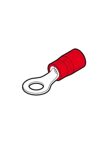 Cosses de câble sans halogène Cembre rp-m8, trou de vis à oeillet rouge 8mm