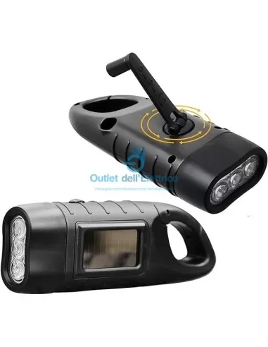 Orieme dynamo torch 5 led
