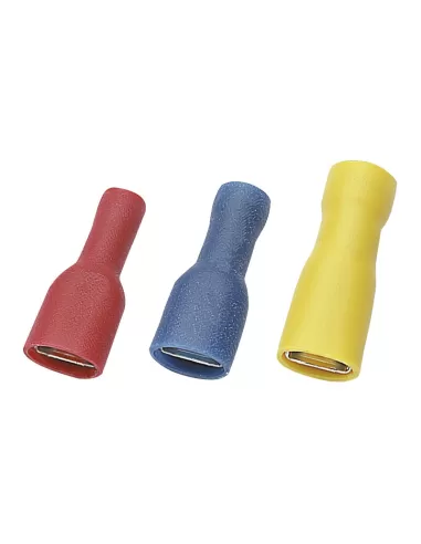 Term female insulated red 4.8x0.8