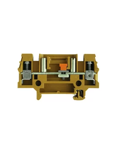 Weidmuller 0105920000 Sakt 2/LT TS 35 Trennklemmenabschnitt 6 mm², Schraubanschluss, mittelgelb, Direktmontage